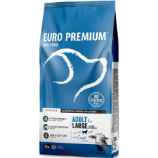 EuroPremium για ενήλικες σκύλους μεγαλόσωμων φυλών με αρνί & ρύζι 12kg EuroPremium για ενήλικες σκύλους μεγαλόσωμων φυλών με αρνί & ρύζι 12kg