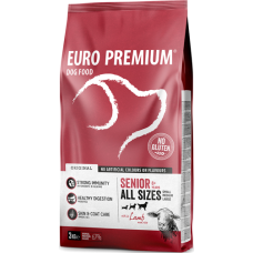 EuroPremium για ηλικιωμένους σκύλους όλων των φυλών με αρνί & ρύζι 3kg EuroPremium για ηλικιωμένους σκύλους όλων των φυλών με αρνί & ρύζι 3kg