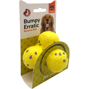 Fofos παιχνίδι σκύλου εξαιρετικής αντοχής Durable puller μπάλα Κίτρινο-Γκρί Fofos παιχνίδι σκύλου εξαιρετικής αντοχής Durable puller μπάλα Κίτρινο-Γκρί