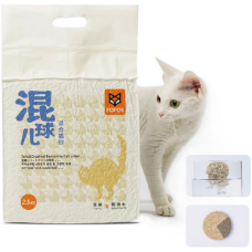 Fofos Άμμος  Γάτας Tofu & Μπετονίτης αποτελεί μια καινοτομία στις άμμους γάτας 2,5kg