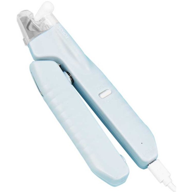 Fofos Επαναφορτιζόμενος Νυχοκόπτης με USB & φως Led παρέχει μια ασφαλή εμπειρία κοπής νυχιών