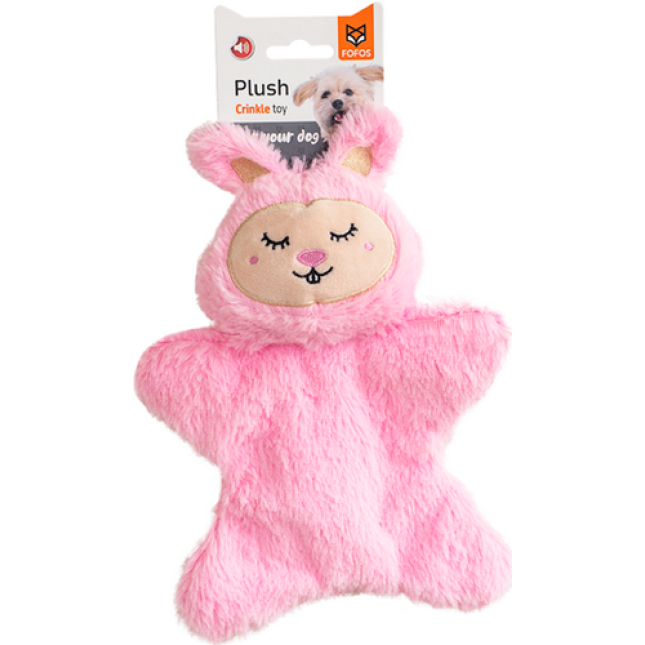 Fofos διασκεδαστικό παιχνίδι Σκύλου γάντι Plush Rabbit και ιδανικό για αγκαλιά Fofos διασκεδαστικό παιχνίδι Σκύλου γάντι Plush Rabbit και ιδανικό για αγκαλιά