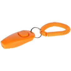 Kerbl Πορτοκαλί clicker και σφυρίχτρα 2σε1 8 cm
