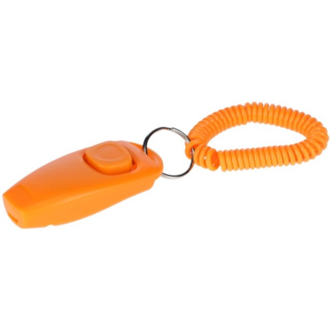 Kerbl Πορτοκαλί clicker και σφυρίχτρα 2σε1 8 cm Kerbl Πορτοκαλί clicker και σφυρίχτρα 2σε1 8 cm