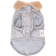Nobleza καπιτονέ παλτό με γούνινο γιακά 35cm L Nobleza καπιτονέ παλτό με γούνινο γιακά 35cm L