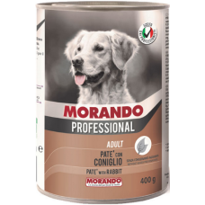 Morando Πλήρης και ισορροπημένη τροφή για ενήλικα σκυλιά με κουνέλι 400gr