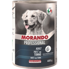 Morando Πλήρης και ισορροπημένη τροφή για ενήλικους σκύλους με τόνο 400gr