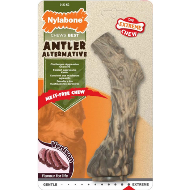 Nylabone Μασώμενο παιχνίδι με γεύση ελαφιού chew antler venison M Nylabone Μασώμενο παιχνίδι με γεύση ελαφιού chew antler venison M