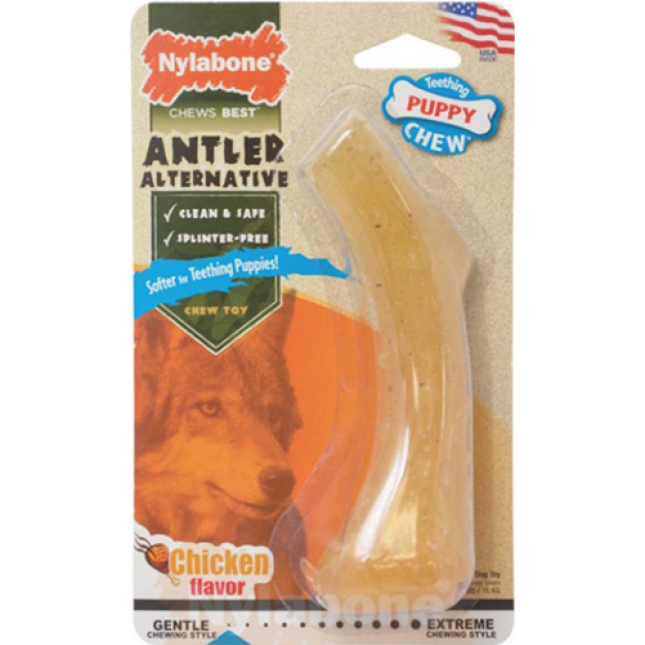 Nylabone Μασώμενο παιχνίδι για κουτάβια με γεύση κοτόπουλου