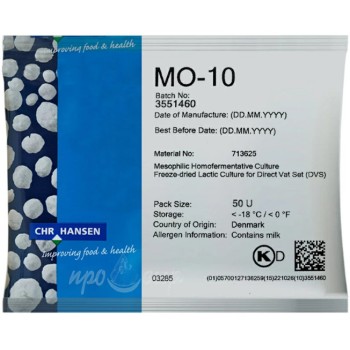 Chr. Hansen καλλιέργεια FD-DVS MO-10 για κλειστά τυριά ( τσένταρ, cottage cheese) 50un Chr. Hansen καλλιέργεια FD-DVS MO-10 για κλειστά τυριά ( τσένταρ, cottage cheese) 50un