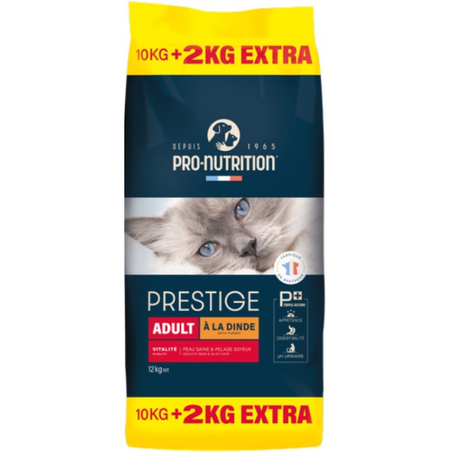 Pro-nutrition Prestige adult με γαλοπούλα 10+2kg