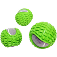 Pawise TRP Παιχνίδι σκύλου Ball με μπάλα τένις για οδοντιατρική φροντίδα και ψυχαγωγία