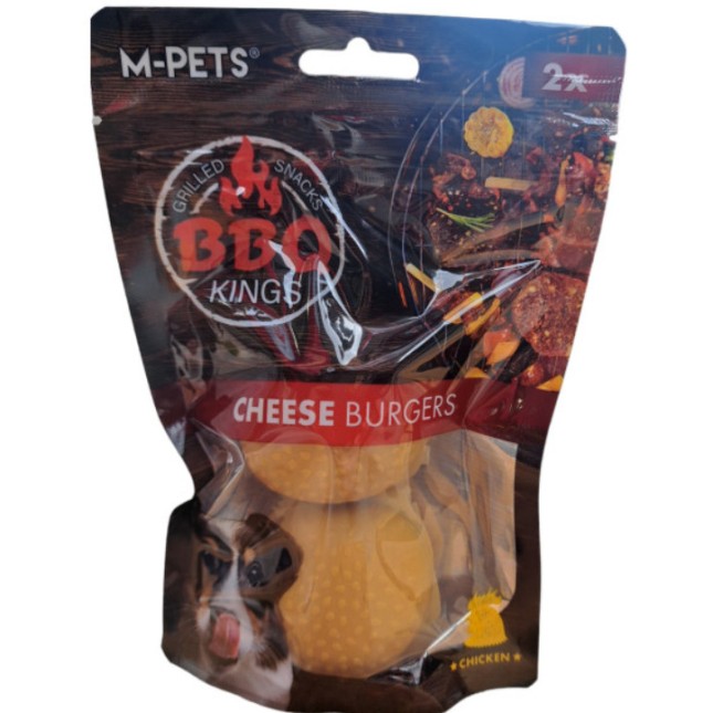 M-pets BBQ KINGS Burgers με τυρί 130g