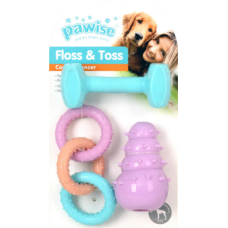 Pawise Παιχνίδι Σκύλου ιδανικό για τα κουτάβια που βγάζουν δόντια SET 1