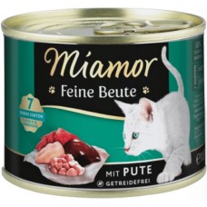 Finnern Miamor Πλήρης τροφή για ενήλικες γάτες πλούσια σε κρέας γαλοπούλας χωρίς δημητριακά