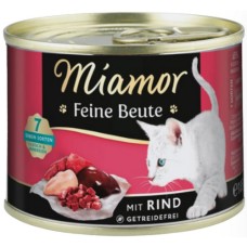Finnern Miamor Πλήρης τροφή για ενήλικες γάτες πλούσια σε βοδινό κρέας χωρίς δημητριακά