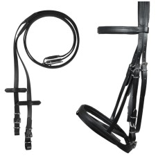 Mompso Χαλινό sport + Ηνία AP μαύρα cob Mompso Χαλινό sport + Ηνία AP μαύρα cob
