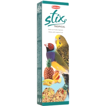 Padovan Στικ με τροπικά φρούτα για παπαγαλάκια & εξωτικά πουλιά 80gr