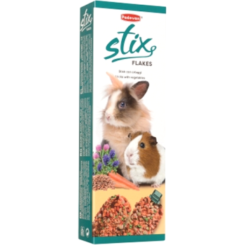 Padovan Stix flakes με νιφάδες λαχανικών για κουνέλια, ινδικά χοιρίδια και τσιντσιλά Padovan Stix flakes με νιφάδες λαχανικών για κουνέλια, ινδικά χοιρίδια και τσιντσιλά