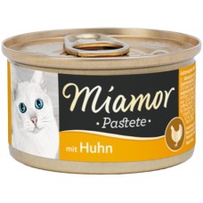 Finnern Miamor υγρή τροφή για ενήλικες γάτες πατέ με κοτόπουλο 85g