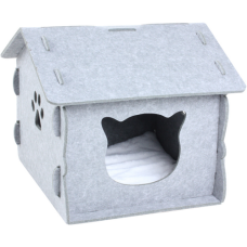 Pawise Πτυσσόμενο Σπιτάκι Γάτας με μαξιλαράκι ιδανικό για κατοικίδια με άγχος 48x46x41cm