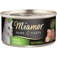 Finnern Miamor κομμάτια φιλέτα τόνου και λαχανικά στο δικό τους χυμό με χαμηλά λιπαρά 80g Finnern Miamor κομμάτια φιλέτα τόνου και λαχανικά στο δικό τους χυμό με χαμηλά λιπαρά 80g