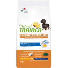 Natural Trainer Πλήρης και ισορροπημένη τροφή για μικρόσωμους ενήλικους σκύλους με αυγό 2kg