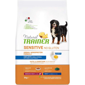 Natural Trainer τροφή για μεσαίους & μεγαλόσωμους ενήλικους σκύλους με αυγό 3kg Natural Trainer τροφή για μεσαίους & μεγαλόσωμους ενήλικους σκύλους με αυγό 3kg