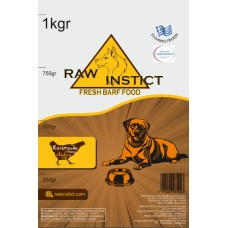 Raw instict με κοτόπουλο πλήρες 1kg