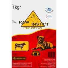 Raw instict με μοσχάρι 1Kg