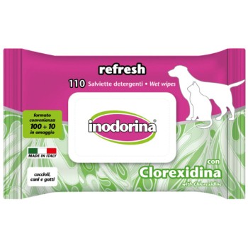 Inodorina μαντηλάκια χλωρεξιδίνης 20cm x 30cm 110τμχ Inodorina μαντηλάκια χλωρεξιδίνης 20cm x 30cm 110τμχ