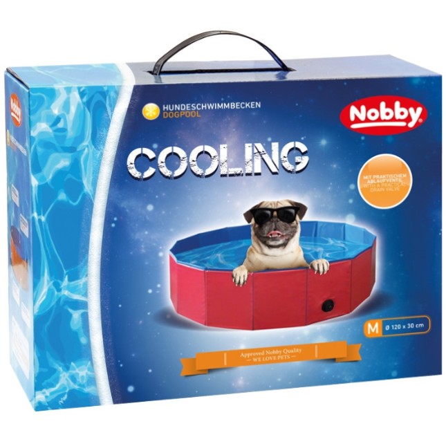 Nobby Dog POOL κόκκινο-μπλε M: Ø 120x 30cm