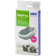 Savic Bag it up σακούλες για λεκάνες απορριμμάτων και τουαλέτες γάτας Maxi (12 σακ.) Savic Bag it up σακούλες για λεκάνες απορριμμάτων και τουαλέτες γάτας Maxi (12 σακ.)