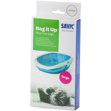 Savic Bag it up σακούλες για λεκάνες απορριμμάτων και τουαλέτες γάτας Large (12 σακ.)
