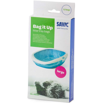 Savic Bag it up σακούλες για λεκάνες απορριμμάτων και τουαλέτες γάτας Large (12 σακ.) Savic Bag it up σακούλες για λεκάνες απορριμμάτων και τουαλέτες γάτας Large (12 σακ.)
