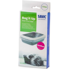 Savic Bag it up σακούλες για λεκάνες απορριμμάτων και τουαλέτες γάτας Medium (12 σακ.)