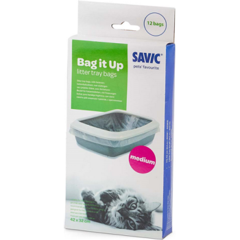 Savic Bag it up σακούλες για λεκάνες απορριμμάτων και τουαλέτες γάτας Medium (12 σακ.) Savic Bag it up σακούλες για λεκάνες απορριμμάτων και τουαλέτες γάτας Medium (12 σακ.)