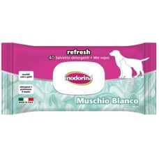 Inodorina Refresh μαντηλάκια με άρωμα White Musk 20cm x 30cm 40τμχ