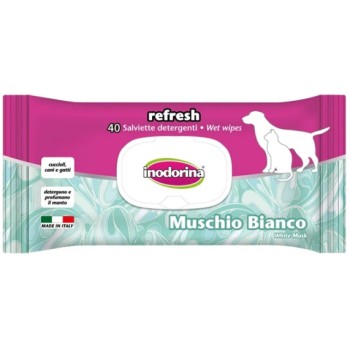 Inodorina Refresh μαντηλάκια με άρωμα White Musk 20cm x 30cm 40τμχ Inodorina Refresh μαντηλάκια με άρωμα White Musk 20cm x 30cm 40τμχ