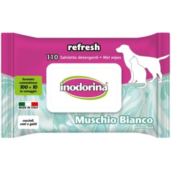 Inodorina μαντηλάκια με άρωμα White Musk 20cm x 30cm 110τμχ Inodorina μαντηλάκια με άρωμα White Musk 20cm x 30cm 110τμχ