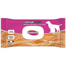 Inodorina Refresh extra μαντηλάκια με άρωμα μύρου 20cm x 30cm 40τμχ