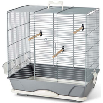 Savic Primo 40 κλουβί πτηνών ασημί 46x32 x48cm