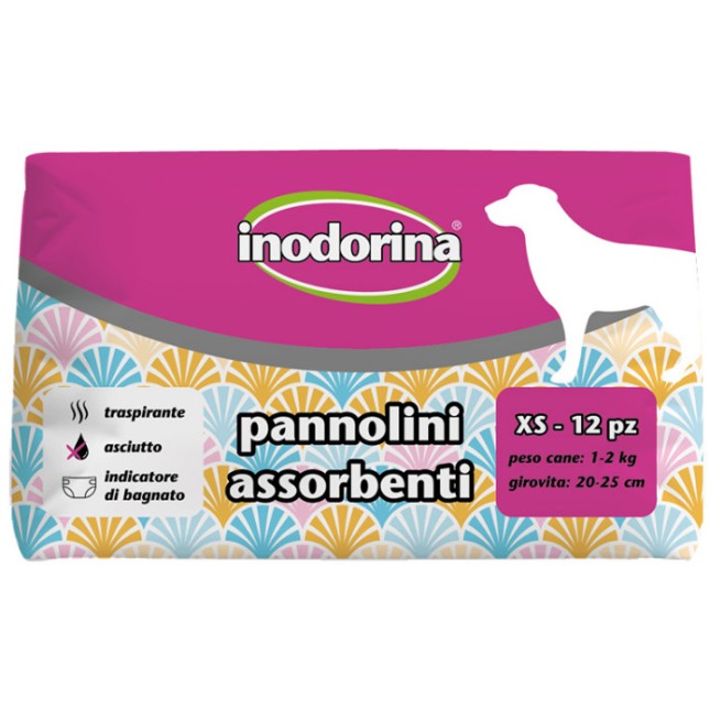 Inodorina Βρακάκια για θηλυκούς σκύλους Χsmall / 1-2kg