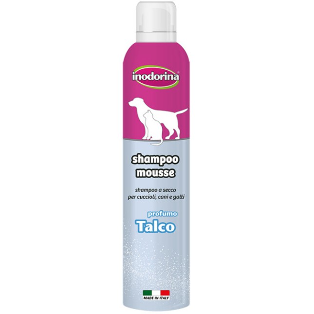 Inodorina Shampoo mousse άρωμα ταλκ 300ml Inodorina Shampoo mousse άρωμα ταλκ 300ml