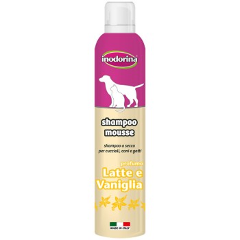 Inodorina Shampoo mousse άρωμα γάλα & βανίλια 300ml