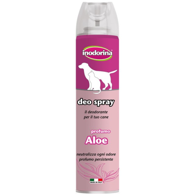 Inodorina Deo spray με αλόη για την αναζωογόνηση του τριχώματος 300ml Inodorina Deo spray με αλόη για την αναζωογόνηση του τριχώματος 300ml