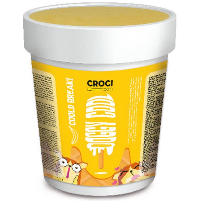 Croci παγωτό doggycool με γεύση μπανάνας 40g Croci παγωτό doggycool με γεύση μπανάνας 40g