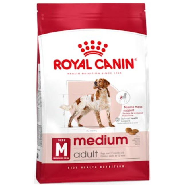 Royal Canin πλήρης τροφή Size Health Nutrition medium adult 10kg