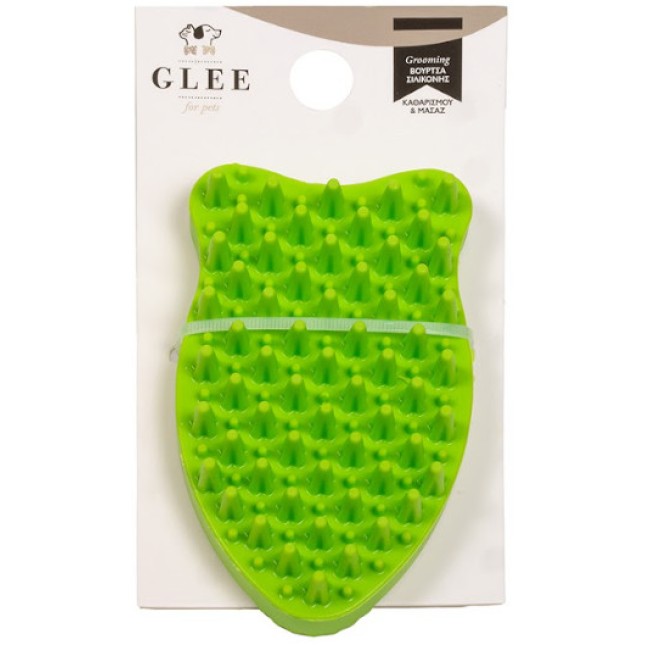 Glee βούρτσα καθαρισμού & μασάζ σιλικόνης 11.6x7x2.8cm Glee βούρτσα καθαρισμού & μασάζ σιλικόνης 11.6x7x2.8cm