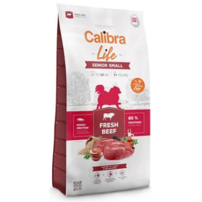 Calibra Life Μονοπρωτεϊνική τροφή με μοσχάρι για μικρόσωμους ηλικιωμένους σκύλους 6kg Calibra Life Μονοπρωτεϊνική τροφή με μοσχάρι για μικρόσωμους ηλικιωμένους σκύλους 6kg